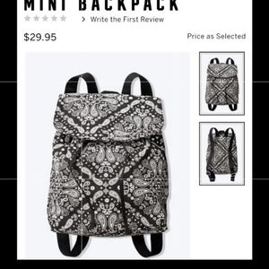 Victoria secret pink paisley backpack